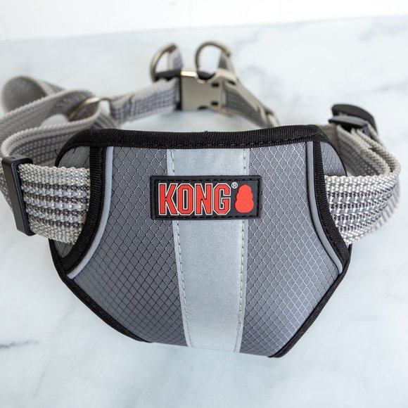 Kong Reflective Dog Harness Kong Grey, XL - Picture 2 of 8